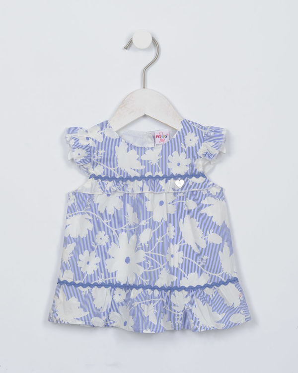 Picture of JH4440 GIRLS DRESS WITH SILVER HEART ON THE SIDE